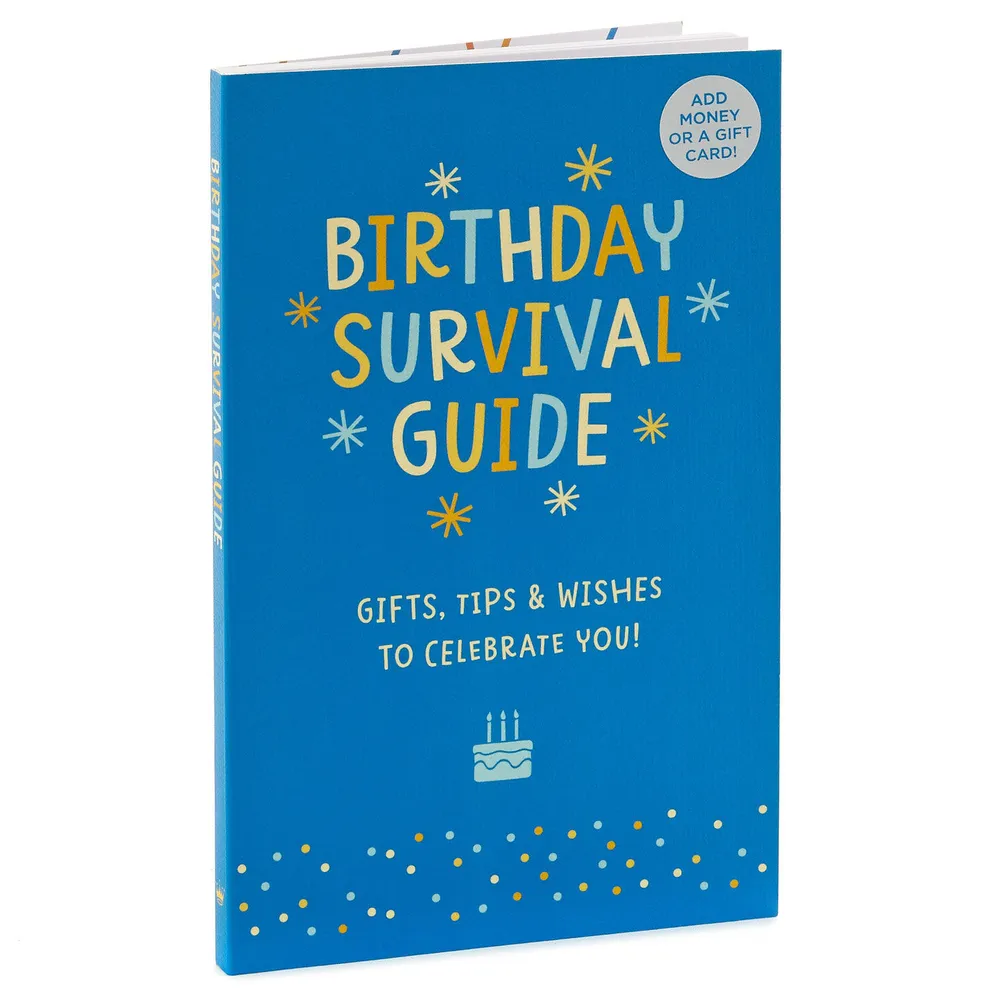 Birthday Survival Guide Book And Gift Card Holder for only USD 12.99 | Hallmark