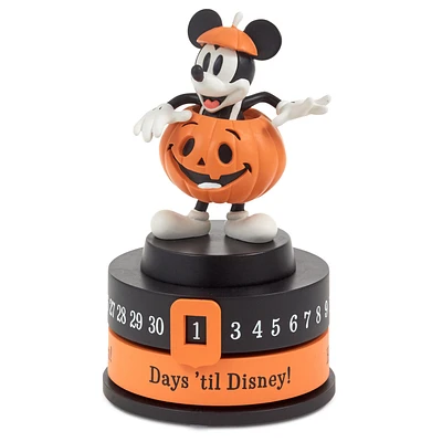 Disney Jack-o'-Lantern Mickey Mouse Halloween Countdown Calendar Statue, 7" for only USD 39.99 | Hallmark