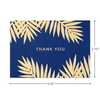 Bulk Navy and Gold Assorted Blank Thank-You Notes, Box of 120 for only USD 24.99 | Hallmark