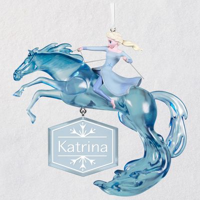 Disney Frozen 2 Elsa and Nokk Personalized Ornament