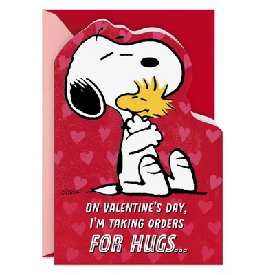 Peanuts® Snoopy and Woodstock Big Hug Valentine's Day Card for only USD 2.99 | Hallmark