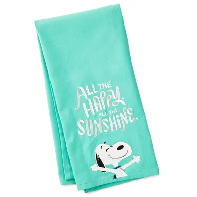 Peanuts® All the Happy Snoopy Tea Towel for only USD 14.99 | Hallmark