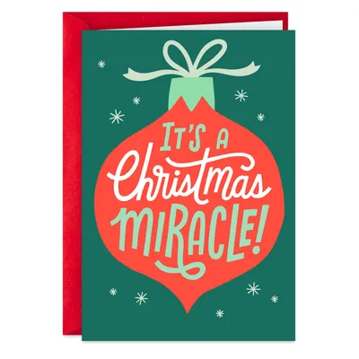 A Christmas Miracle! Funny Christmas Card for only USD 3.99 | Hallmark