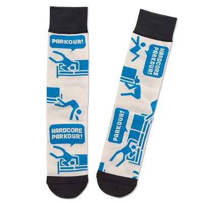 The Office Parkour Novelty Crew Socks for only USD 14.99 | Hallmark