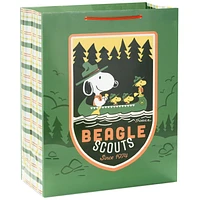 13" Peanuts® Beagle Scouts Badge Large Gift Bag for only USD 4.49 | Hallmark