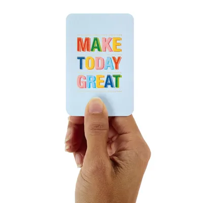 3.25" Mini Make Today Great Blank Card for only USD 1.99 | Hallmark