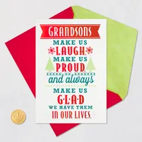 So Glad You're in Our Lives Christmas Card for Grandson for only USD 2.99 | Hallmark
