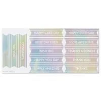 Confetti on Blue Note Cards With Customizable Stickers, Pack of 12 for only USD 8.99 | Hallmark