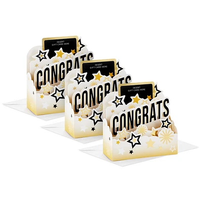 Congrats Grad 3D Pop-Up Money Holder Graduation Cards, Pack of 3 for only USD 11.99 | Hallmark