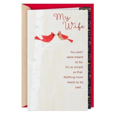 You and I Were Meant to Be Christmas Card for Wife for only USD 5.59 | Hallmark