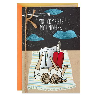 You Complete My Universe Birthday Card
