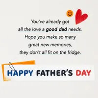 Good Dad, Great Memories Father's Day Card for only USD 3.99 | Hallmark