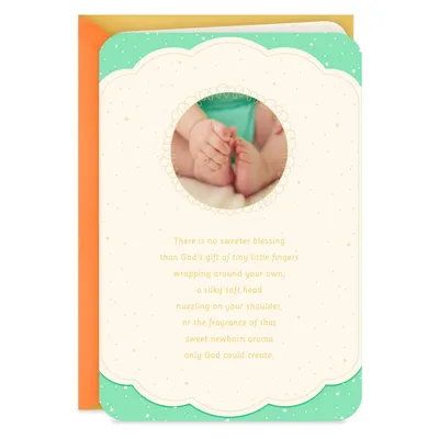 Tiny Hands and Toes Religious Baby Shower Card for only USD 2.99 | Hallmark