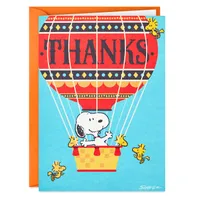 Snoopy Hot Air Balloon Boxed Thank-You Notes, Pack of 12 for only USD 6.99 | Hallmark