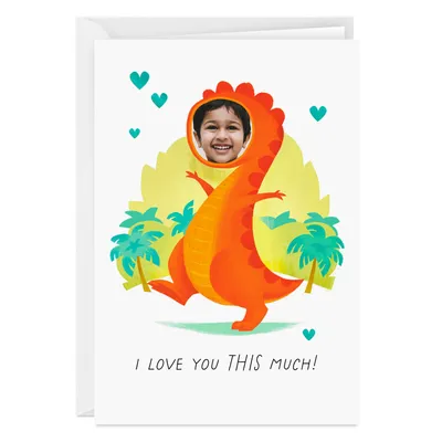 Personalized Fun Dinosaur Face Photo Card for only USD 4.99 | Hallmark