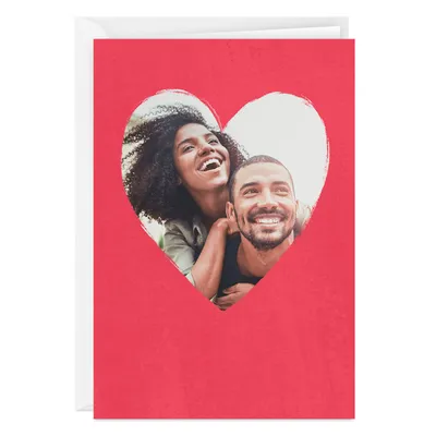 Personalized Red Heart Frame Photo Card for only USD 4.99 | Hallmark