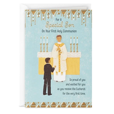 Son, God Will Always Be With You Religious First Communion Card for only USD 3.99 | Hallmark