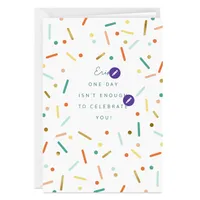 Colorful Confetti Folded Photo Card for only USD 4.99 | Hallmark