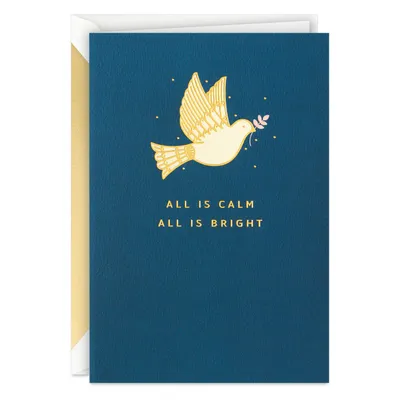 All Is Calm Peace Dove Christmas Card for only USD 5.99 | Hallmark