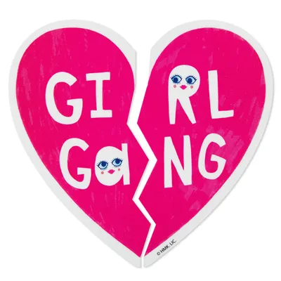 Girl Gang Heart Vinyl Decal for only USD 3.00 | Hallmark