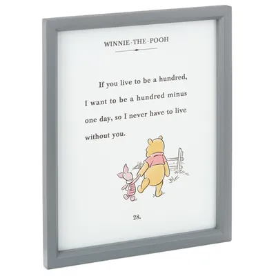 Disney Winnie the Pooh and Piglet Friendship Framed Art, 9.5x11.5 for only USD 29.99 | Hallmark