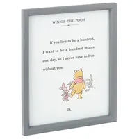 Disney Winnie the Pooh and Piglet Friendship Framed Art, 9.5x11.5 for only USD 29.99 | Hallmark