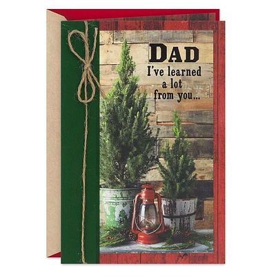 I've Learned a Lot From You Christmas Card for Dad for only USD 6.59 | Hallmark