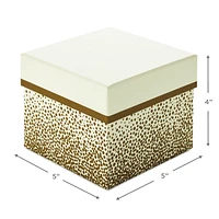 5" Square Champagne Bubbles on Ivory Gift Box for only USD 6.49 | Hallmark