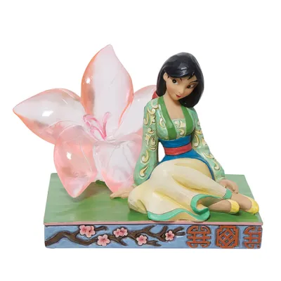 Jim Shore Disney Mulan and Cherry Blossom Figurine, 4.75" for only USD 79.99 | Hallmark