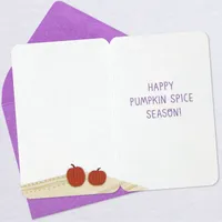 3.25" Mini Happy Pumpkin Spice Season Card for only USD 1.99 | Hallmark