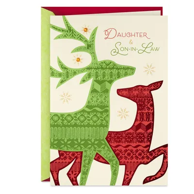 Happy and Proud Christmas Card for Daughter and Son-in-Law for only USD 5.59 | Hallmark