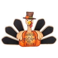 Ganz Thankful Turkey Wood Tabletop Decoration, 7" for only USD 19.99 | Hallmark