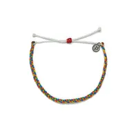 Pura Vida LGBT Mini Braided Rainbow Bracelet for only USD 10.00 | Hallmark