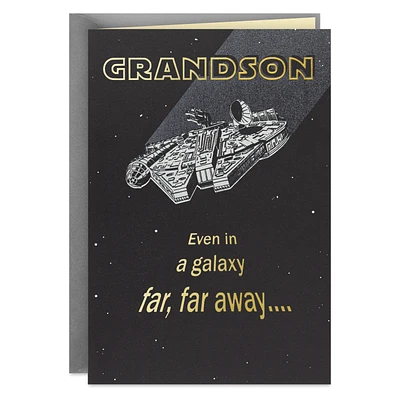 Star Wars™ Millennium Falcon™ Birthday Card for Grandson for only USD 4.59 | Hallmark