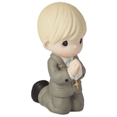 Precious Moments First Communion Kneeling Boy Mini Figurine, 4" for only USD 50.99 | Hallmark
