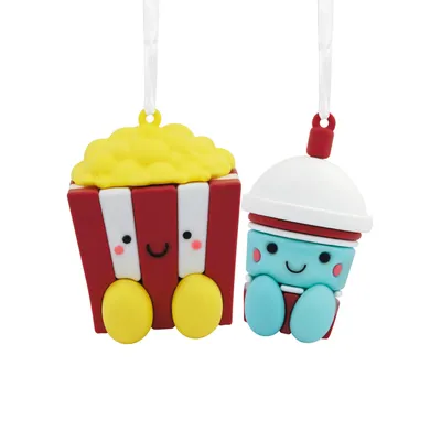 Better Together Popcorn & Slushie Magnetic Hallmark Ornaments, Set of 2 for only USD 9.99 | Hallmark