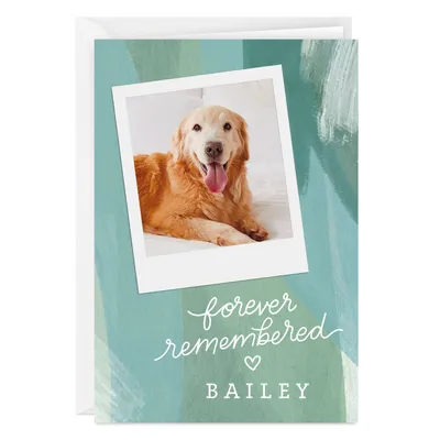 Personalized Forever Remembered Sympathy Photo Card for only USD 4.99 | Hallmark