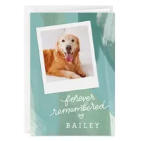 Personalized Forever Remembered Sympathy Photo Card for only USD 4.99 | Hallmark