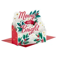 Merry and Bright 3D Pop-Up Christmas Card for only USD 4.99 | Hallmark