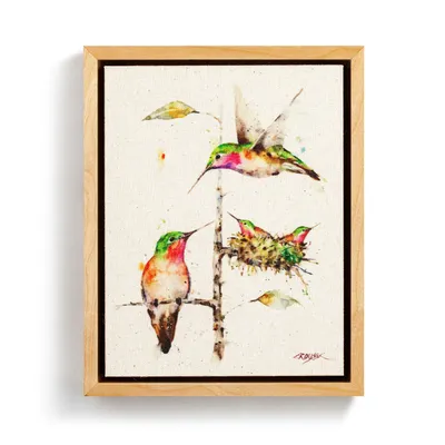Demdaco Hummingbird Family Wall Art, 8x10 for only USD 34.99 | Hallmark