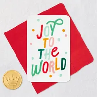 3.25" Joy to the World Christmas Card for only USD 1.99 | Hallmark