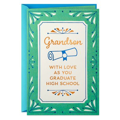 Great Things to Come High School Graduation Card for Grandson