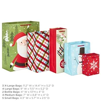 Assorted Sizes and Designs 18-Pack Christmas Gift Bags for only USD 29.99 | Hallmark