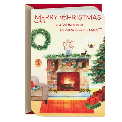 A Happy Family Christmas Card for Nephew and Family for only USD 2.99 | Hallmark