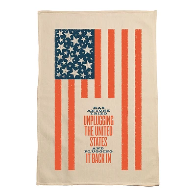 Southern Fried Design Barn Unplugging the United States Tea Towel for only USD 16.99 | Hallmark