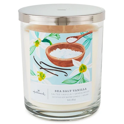 Sea Salt Vanilla 3-Wick Jar Candle, 16 oz. for only USD 29.99 | Hallmark