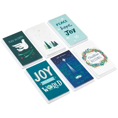 Peace and Joy Money-Holder Boxed Christmas Cards Assortment, Pack of 36 for only USD 14.99 | Hallmark