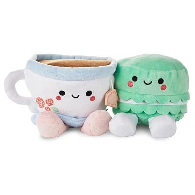 Better Together Teacup and Macaron Cookie Magnetic Plush Pair, 3.5" for only USD 16.99 | Hallmark