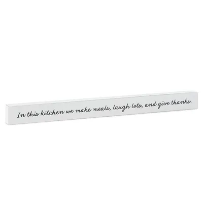 In This Kitchen Wood Quote Sign, 23.5x2 for only USD 14.99 | Hallmark
