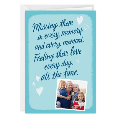 Personalized Remembering Their Love Tribute Photo Card for only USD 4.99 | Hallmark